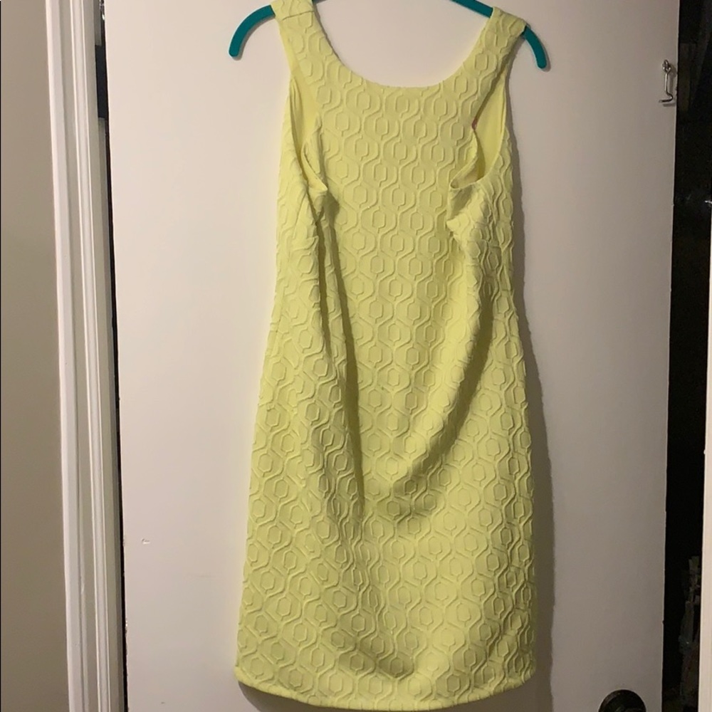 Lilly Pulitzer Yellow Stretch Shift - image 1